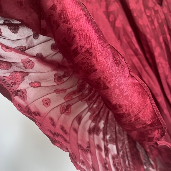 NEW Anthropologie Toulon Polished Pleated Swing Dress size M - Picture 6 of 11